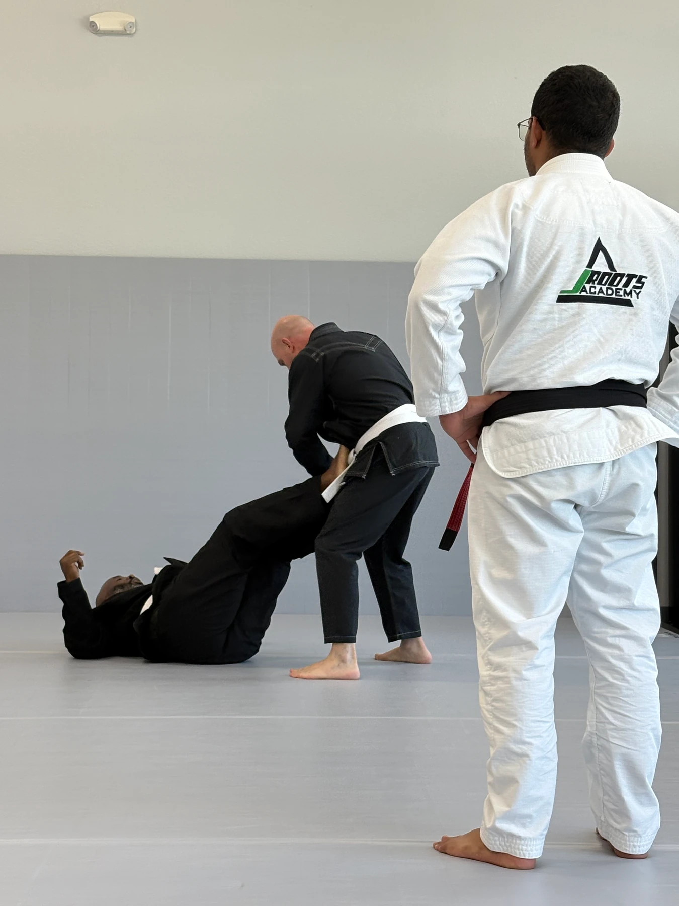 JRoots Keller students training Brazilian Jiu-Jitsu
